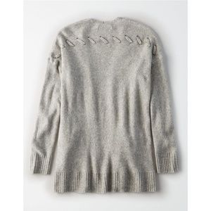 AE // Lace Up Back Detail Cardigan